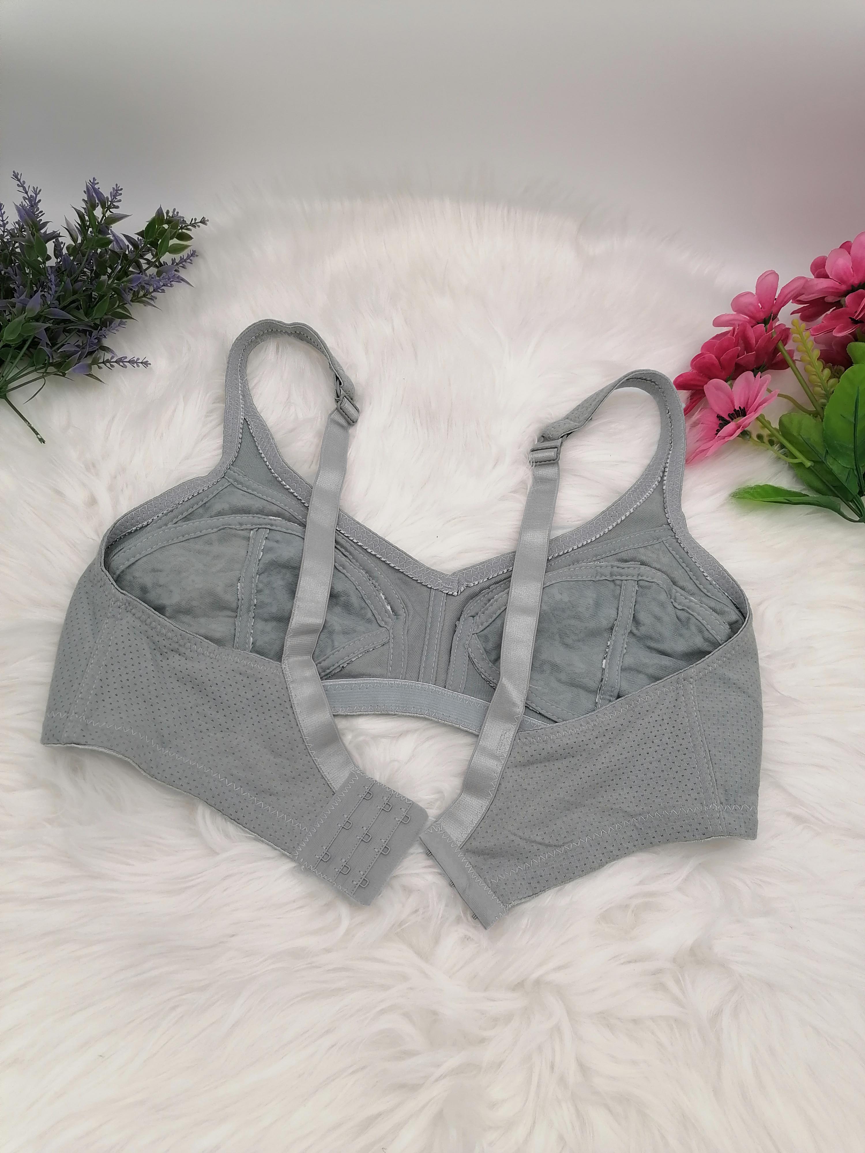 Women's Bra Large Cup C D E F  - Cotton Bra Everyday recension och pris