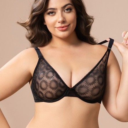 Plus Size Lace Bra Women Yello - Minimizer Bra Women recension och pris
