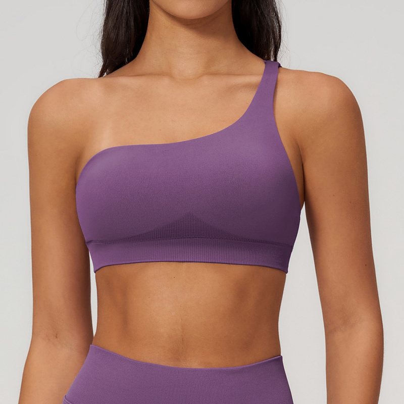Spring Single-Shoulder Sporty  - Sports Bra Racerback recension och pris