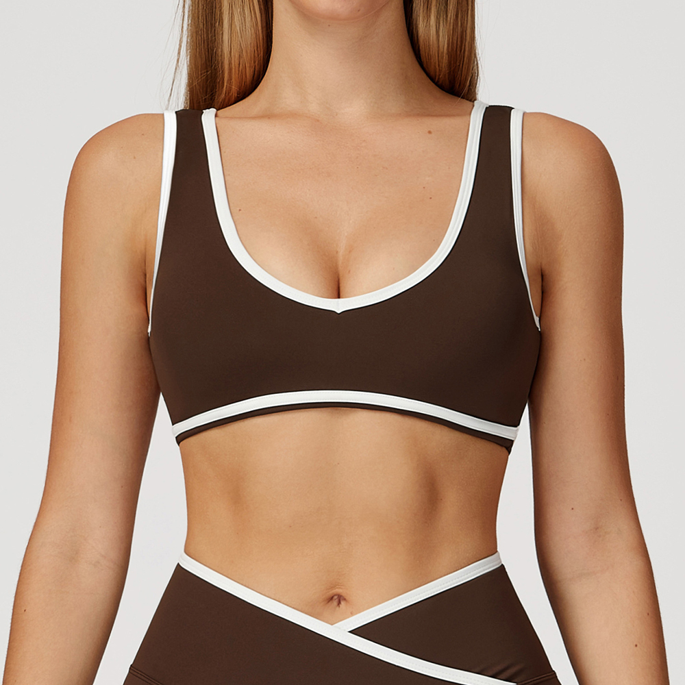 V-Neck Sports Bra Women Top Pu - Minimizer Bra Women recension och pris