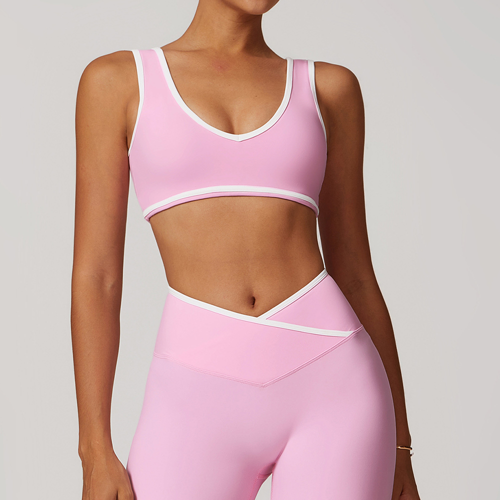V-Neck Sports Bra Women Top Pu - Minimizer Bra Women recension och pris
