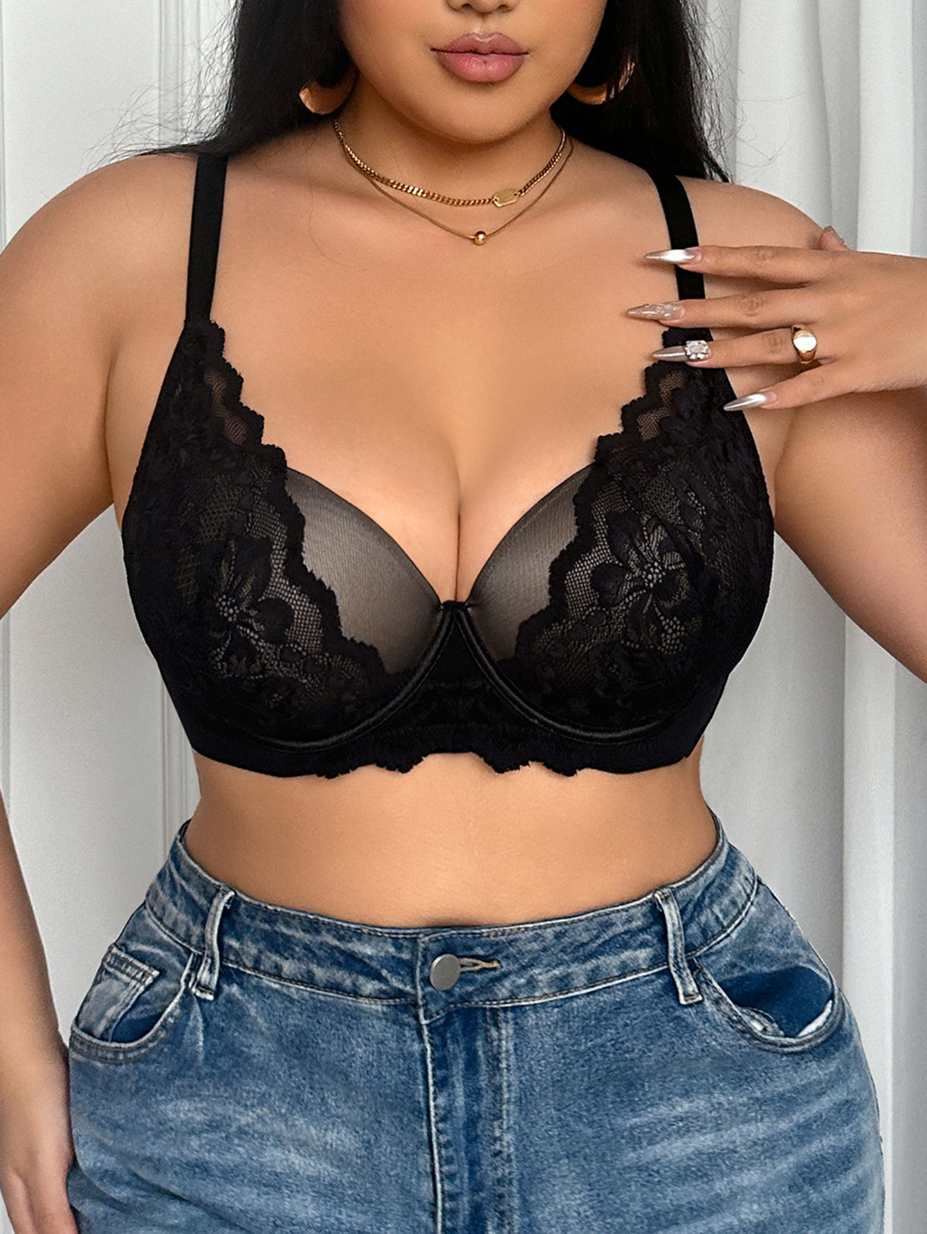 Wide Strap Plus Size Women Bra - Minimizer Bra Women recension och pris