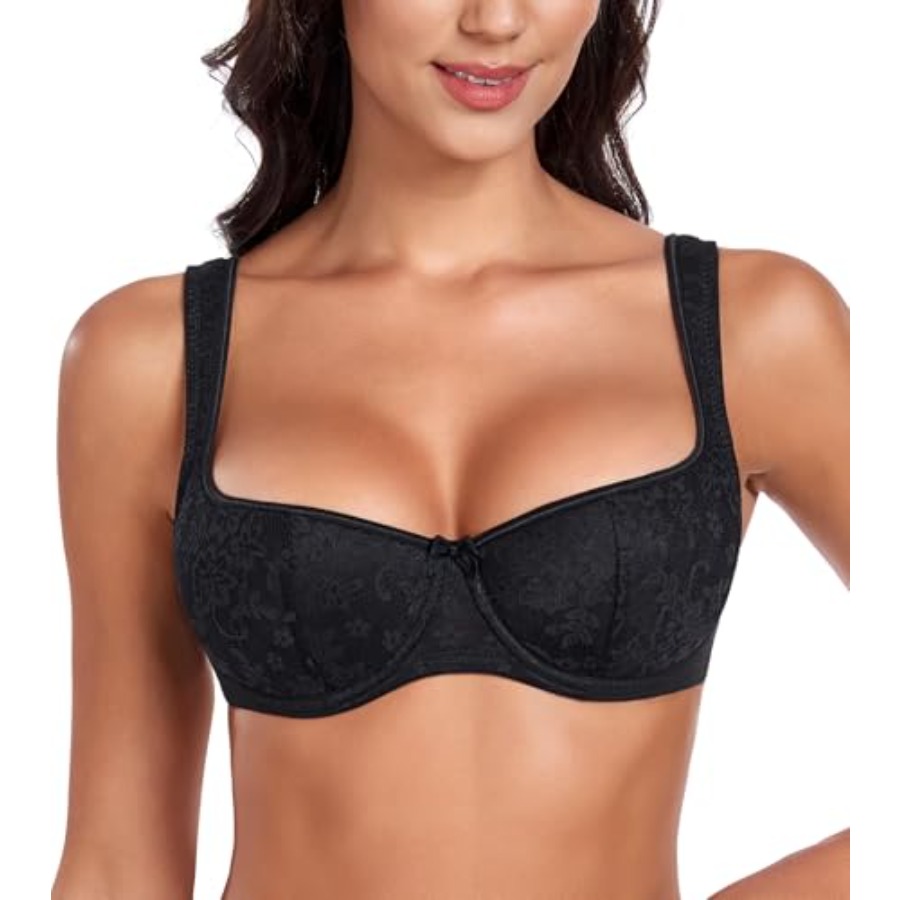 DotVol Women's Lightly Padded  - Demi Bra Balconette recension och pris