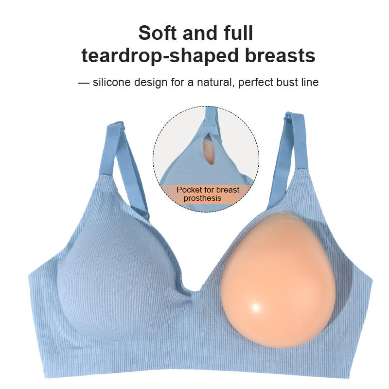 Silicone Breast Mastectomy Bra - Mastectomy Bra Pocket recension och pris