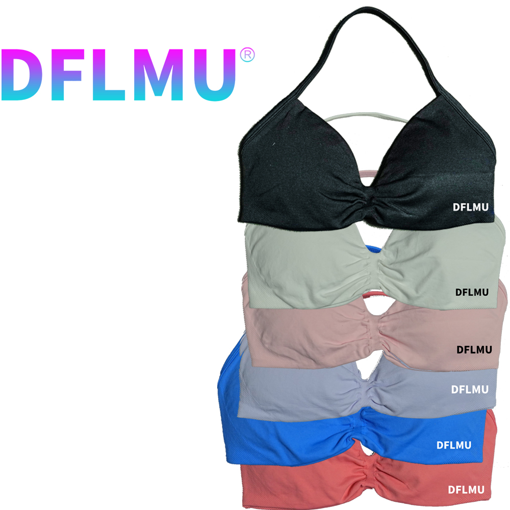 DFLMU Women Halter Sports Bra  - Minimizer Bra Women recension och pris
