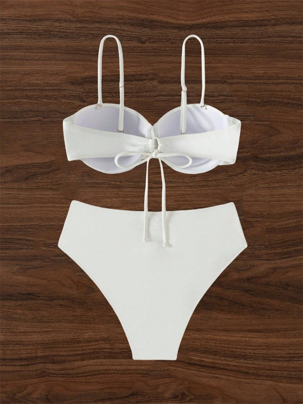 White Sling Bikini Bra Back La - Underwire Bra Padded recension och pris