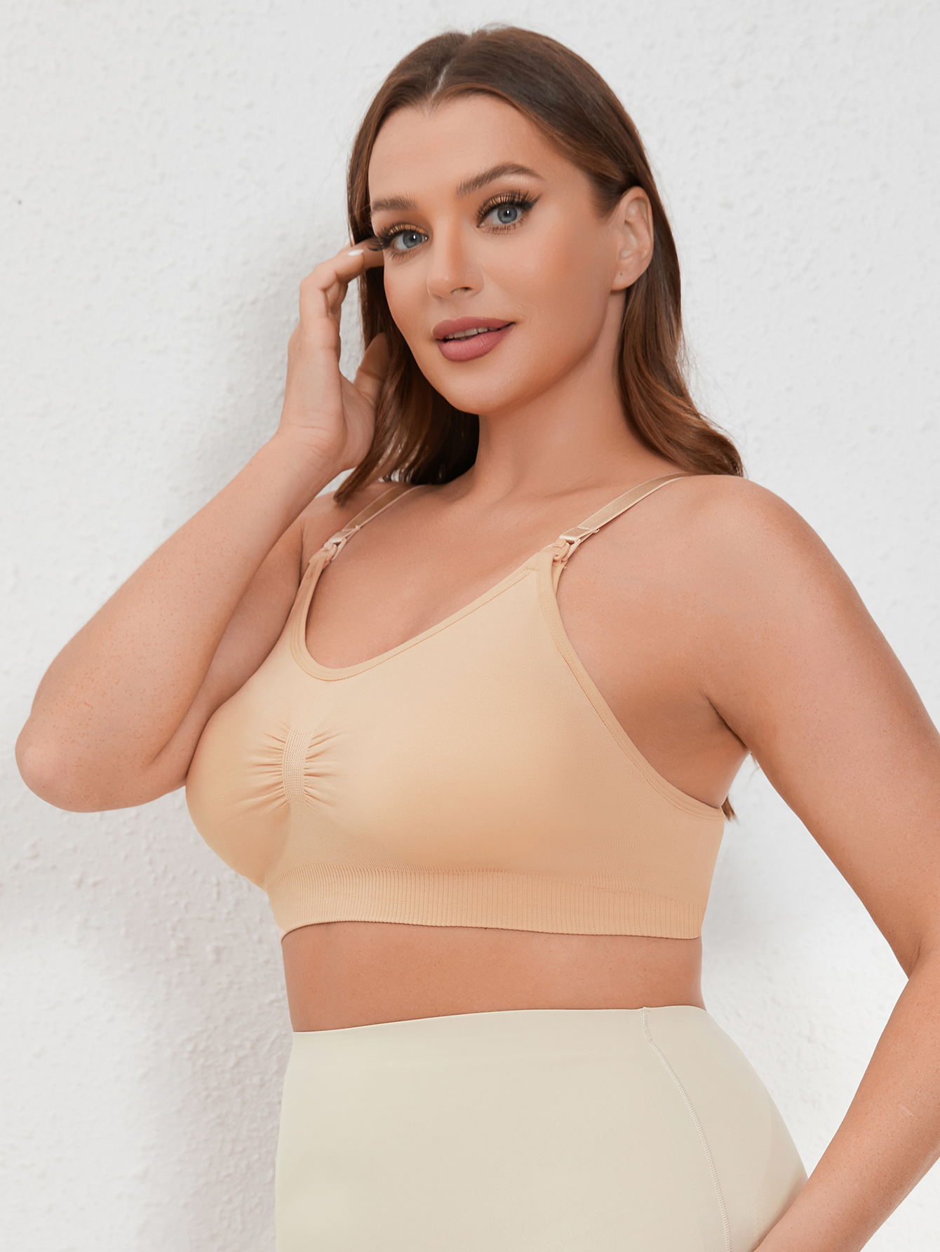 Adjustable Seamless Plus Size  - Nursing Bra Clip recension och pris