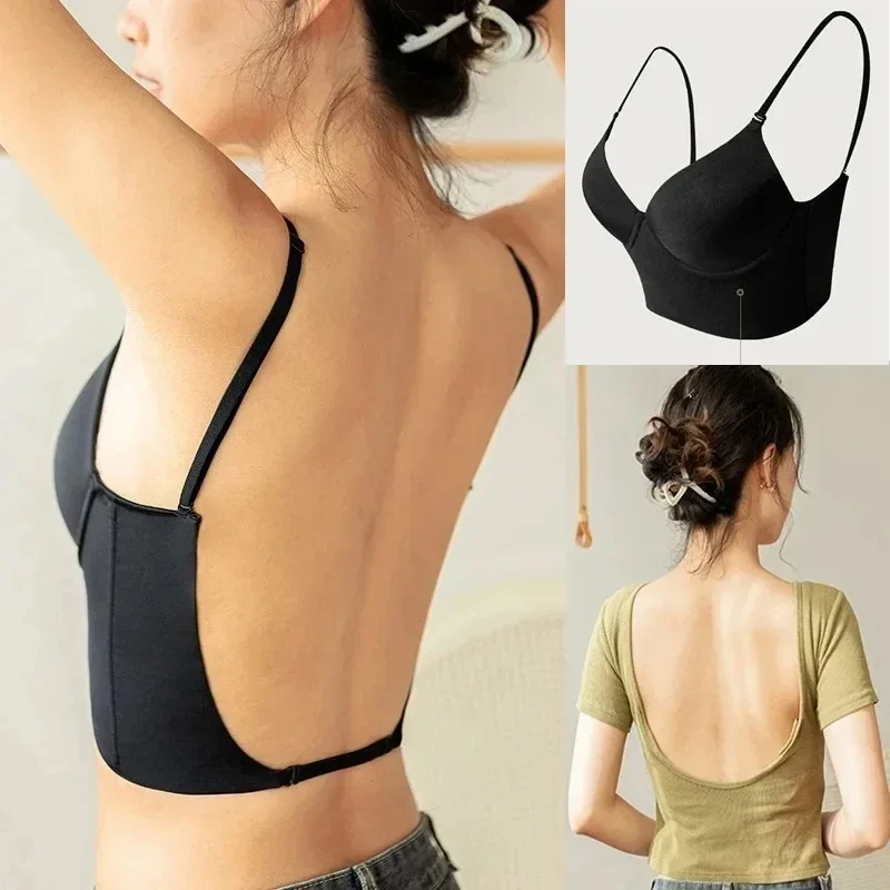 Women Invisible Bra Deep U Plu - Backless Bra Sticky recension och pris