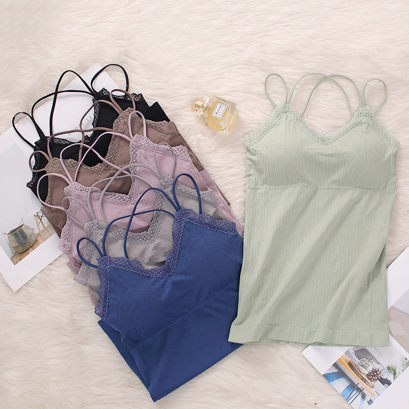 Women Padded Tank Top Seamless - T Shirt Bra Seamless recension och pris