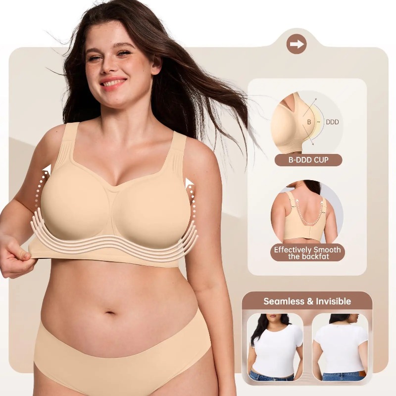 Large Size Non Marking Sports  - Wirefree Bra Comfort recension och pris