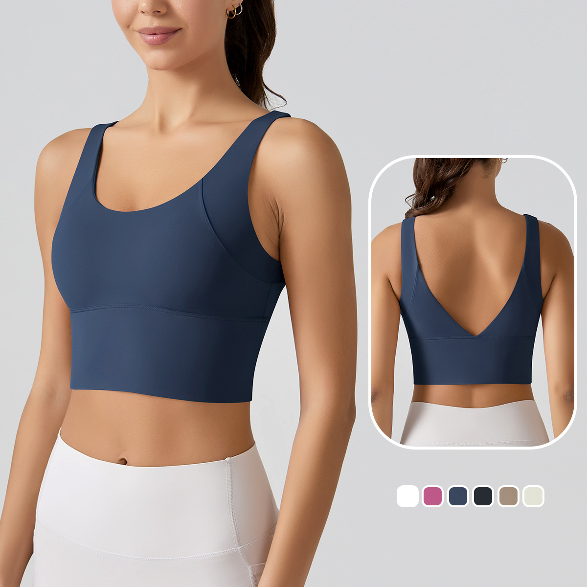 1PC New Yoga Tank Top Summer S - Minimizer Bra Women recension och pris
