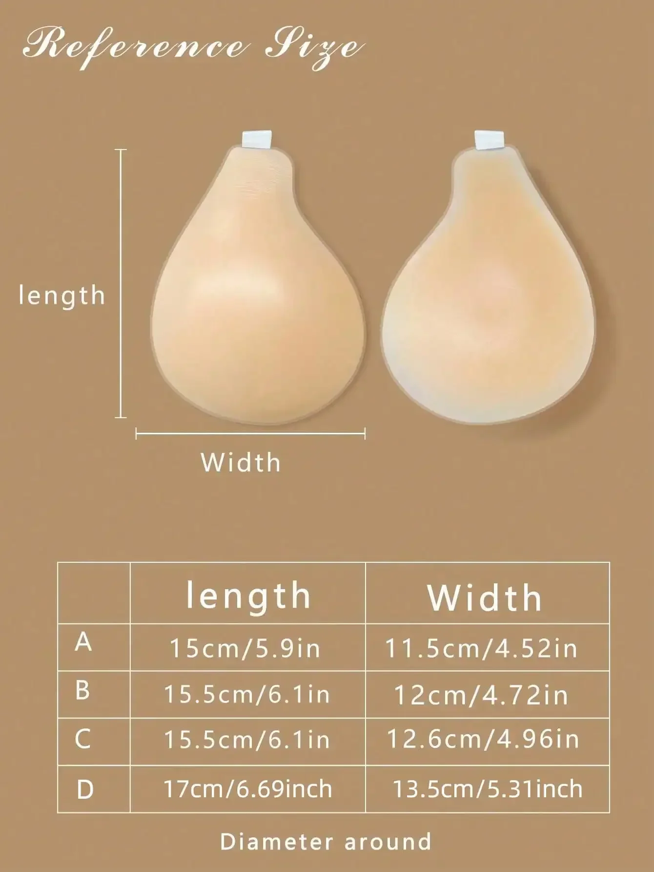 1pc Invisible Backless Straple - Push Up Bra Silicone recension och pris