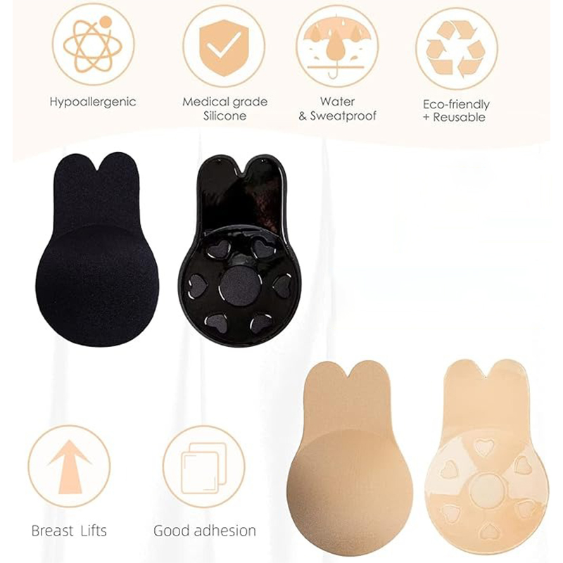 FallSweet 1 Pair Women's Invis - Push Up Bra Silicone recension och pris