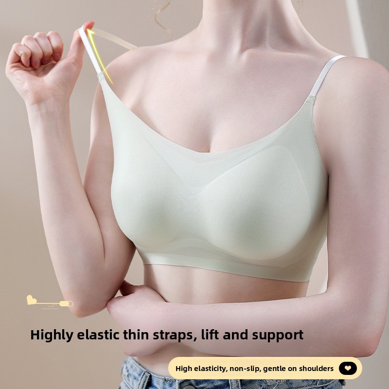 Ice Silk Sleep Bra Tank Top Wo - Sleep Bra Bralette recension och pris