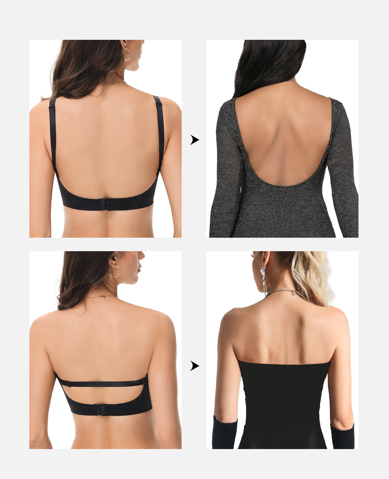 New Women Bras Everyday Sexy T - Convertible Bra Multiway recension och pris