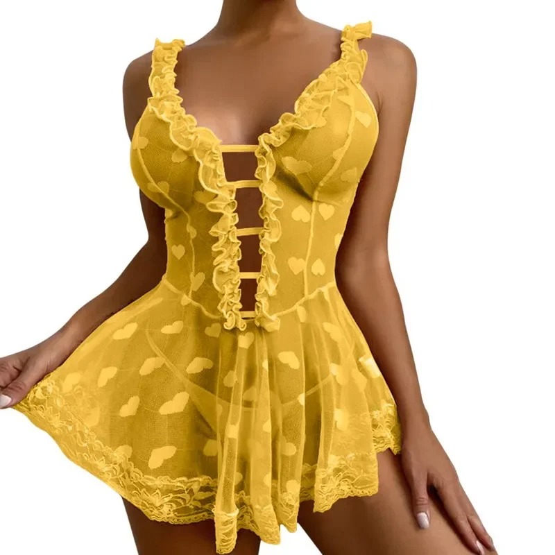 Nighty for Ladies Hot Romantic - Sheer Bra Lace recension och pris