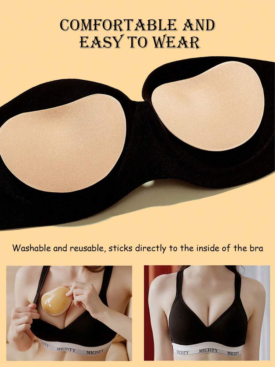Silicone Sticky Bra Pads Push  - Push Up Bra Silicone recension och pris