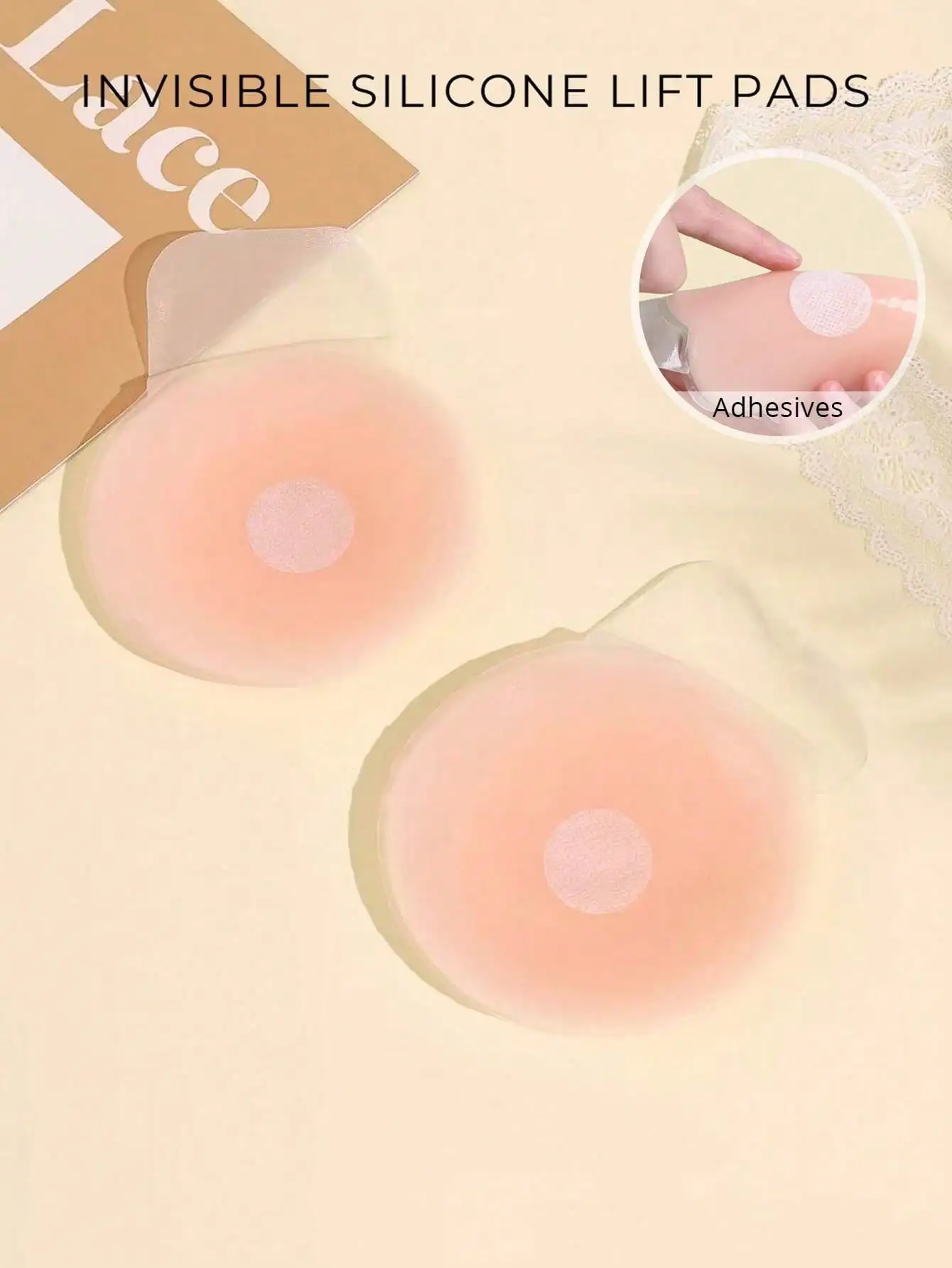 1 Pair Women's Silicone Breast - Strapless Bra Adhesive recension och pris