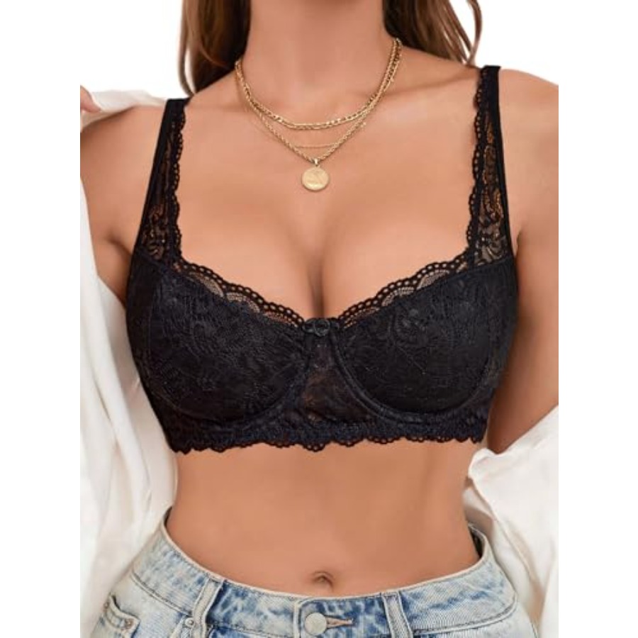 Avidlove Lace Bralettes for Wo - Demi Bra Balconette recension och pris