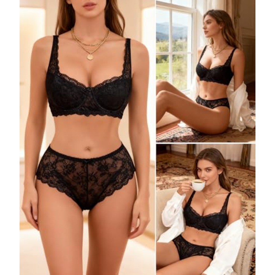 Avidlove Lace Bralettes for Wo - Demi Bra Balconette recension och pris