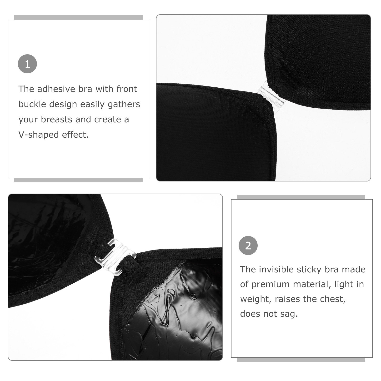 Strapless Push Up Silicone Adh - Strapless Bra Adhesive recension och pris
